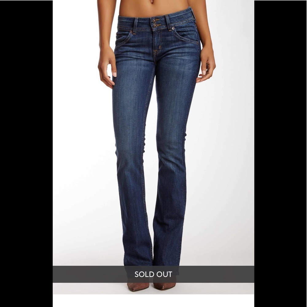 NWT Hudson Mid-rise Signature Bootcut moonshadow